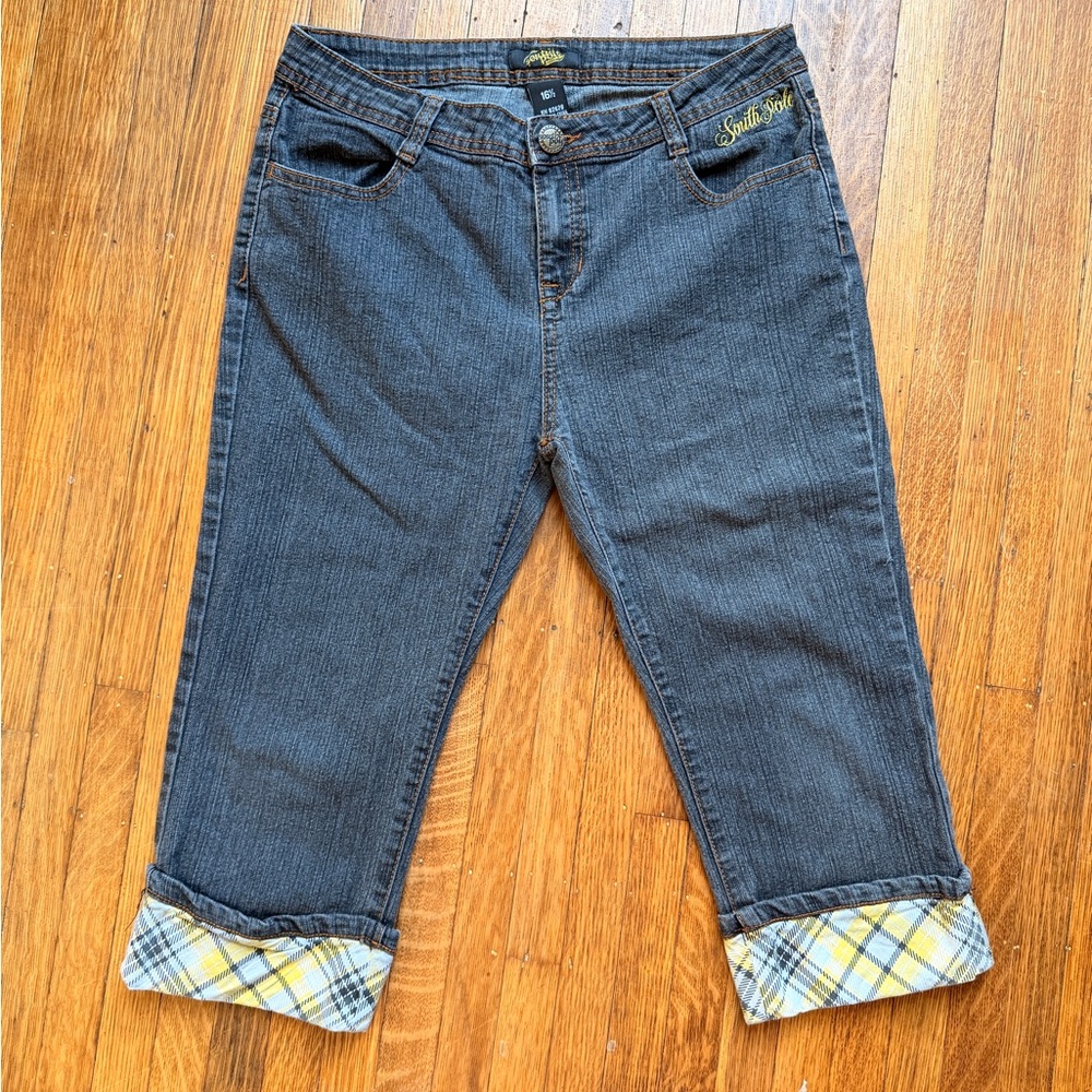 Vtg South Pole Capris Jeans